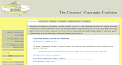 Desktop Screenshot of creatorscopyright.ca